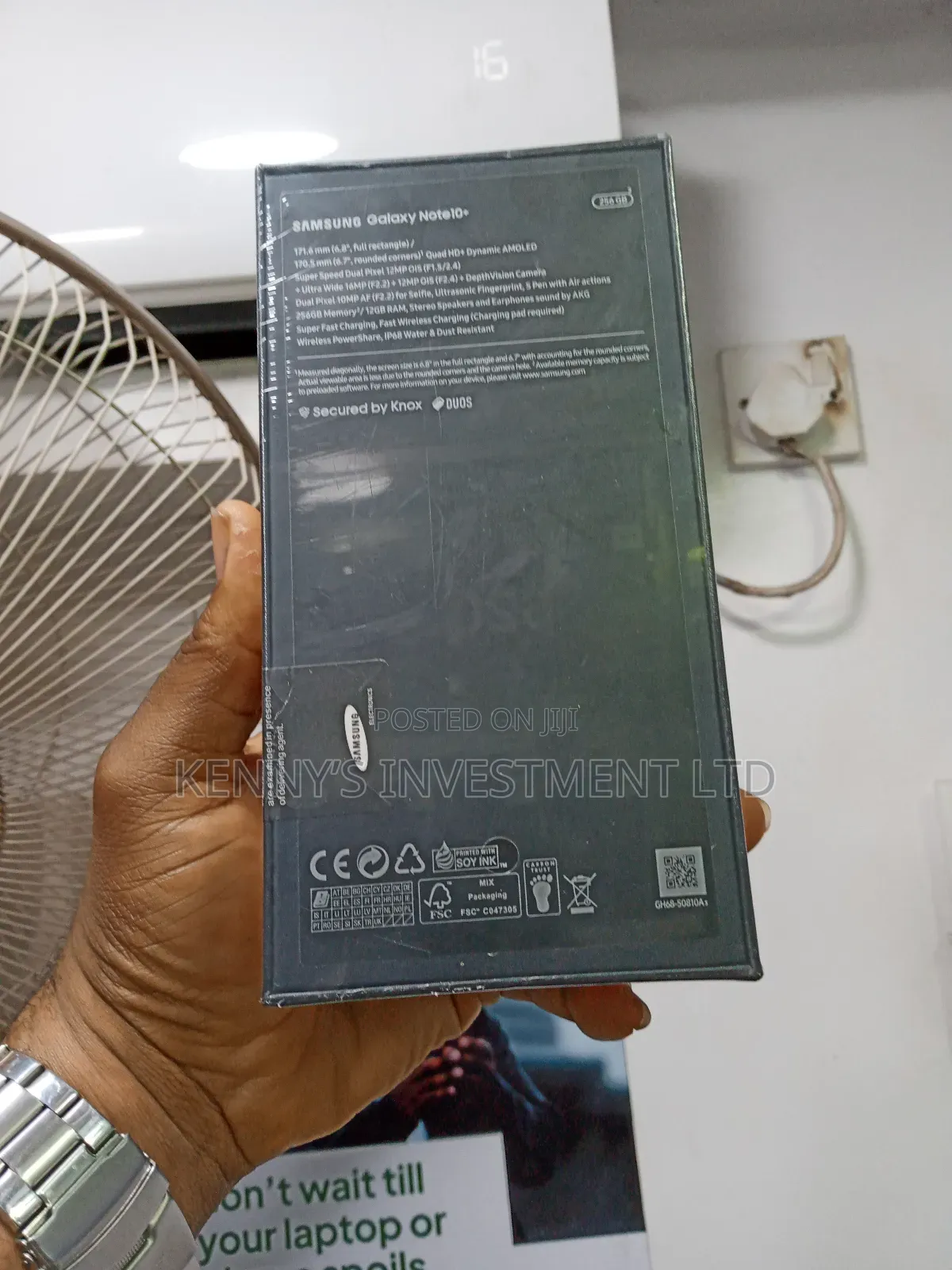 New Samsung Galaxy Note 10 Plus 5G 256 GB Black
