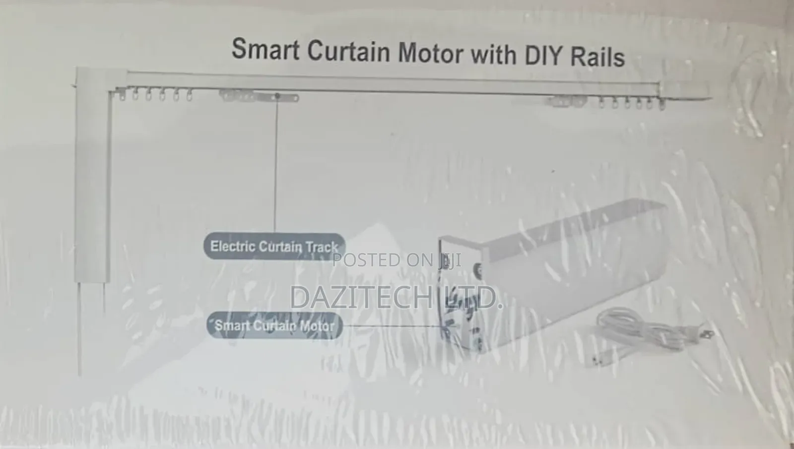 Smart Curtains System Motor With DIY Rails [6.2cm]