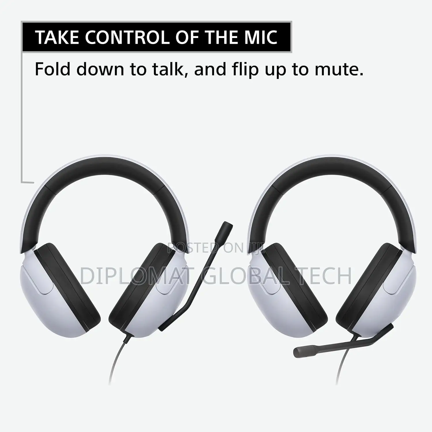 Sony Inzone H3, Gaming Headphones With Mic Wired Connection