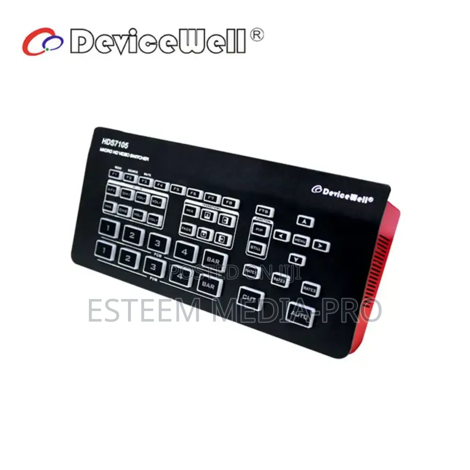 Devicewell Hds7105 Uhd Video Switcher With Wireless Tally