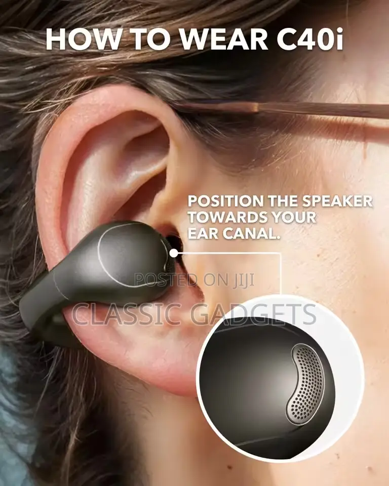 Soundcore C40i Flexible And Comfortable Clip-on Earbuds