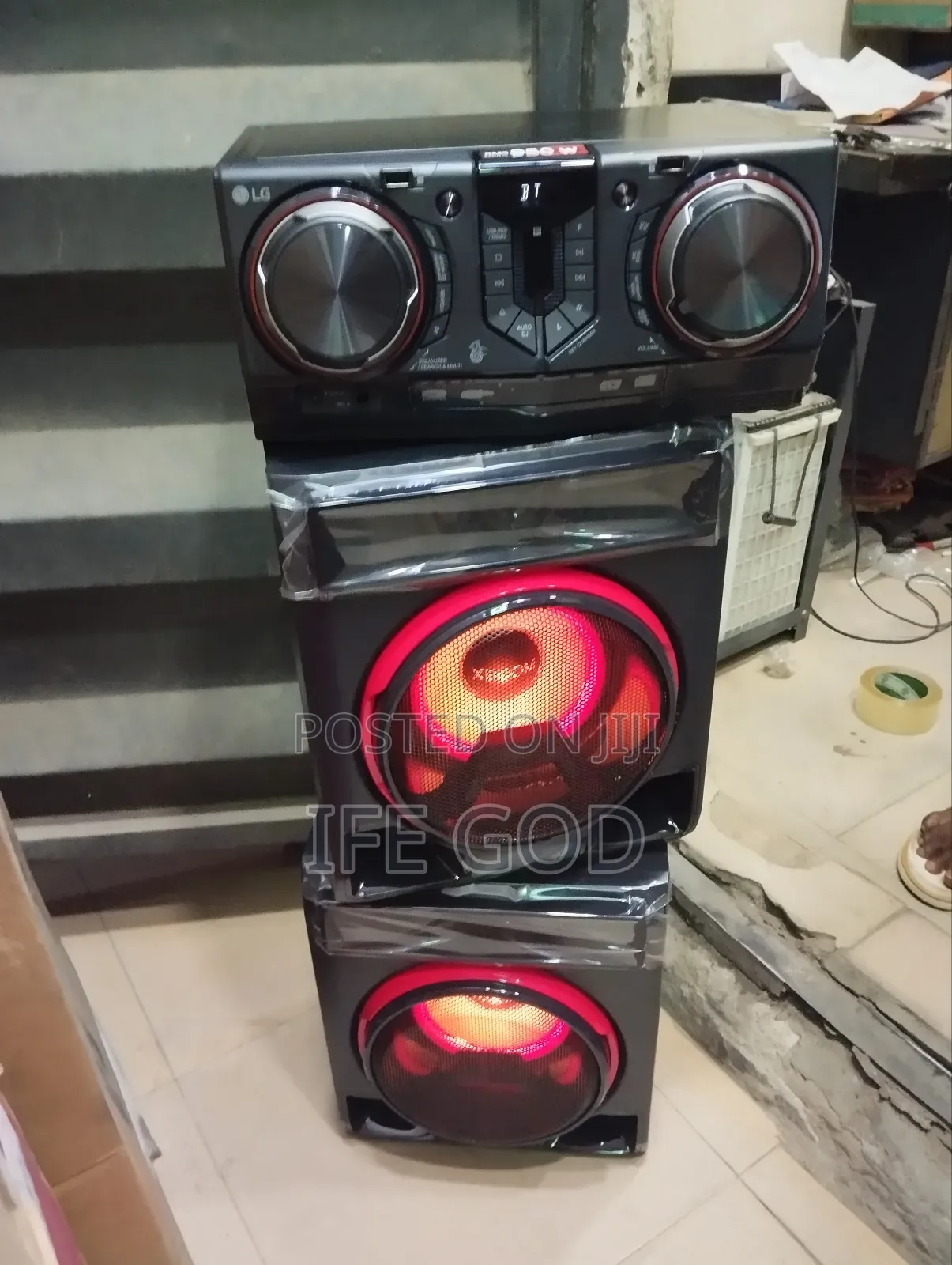 Original LG XBOOM 950watts Sound System Bluetooth USB Etc