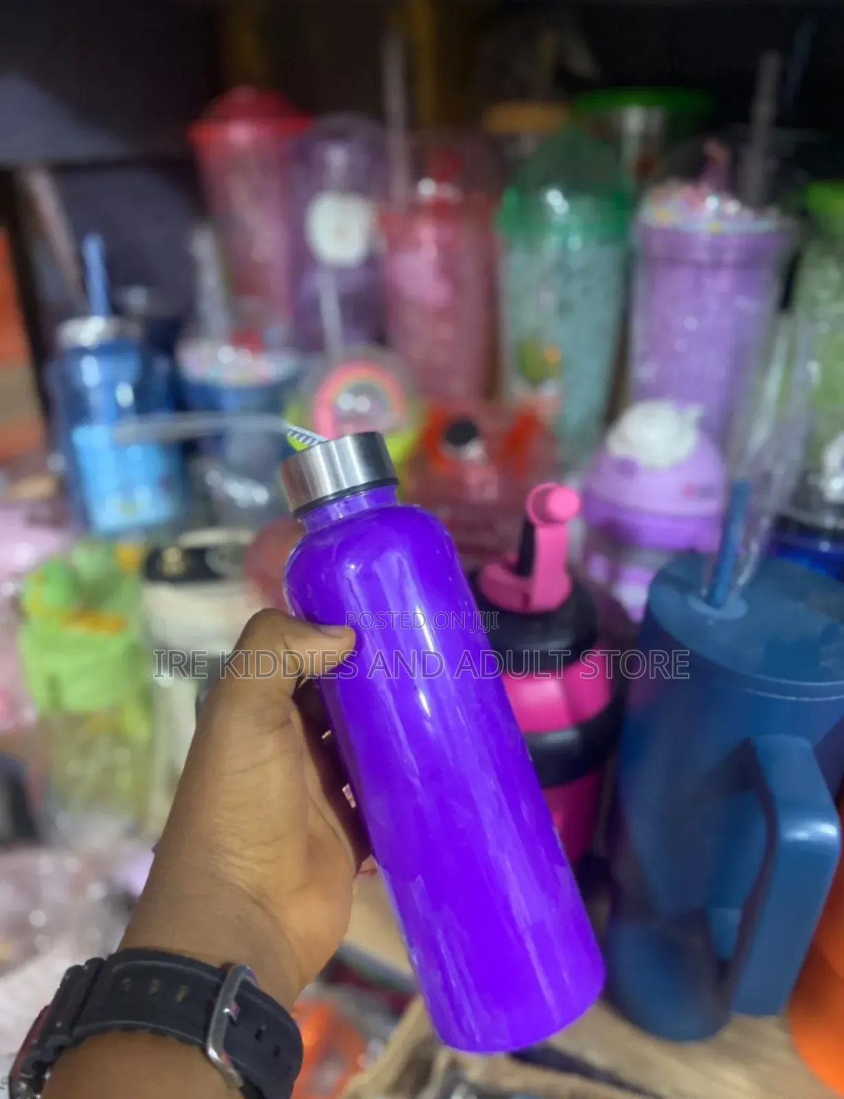 12pcs of 550ml Portable Candy Water Bottle