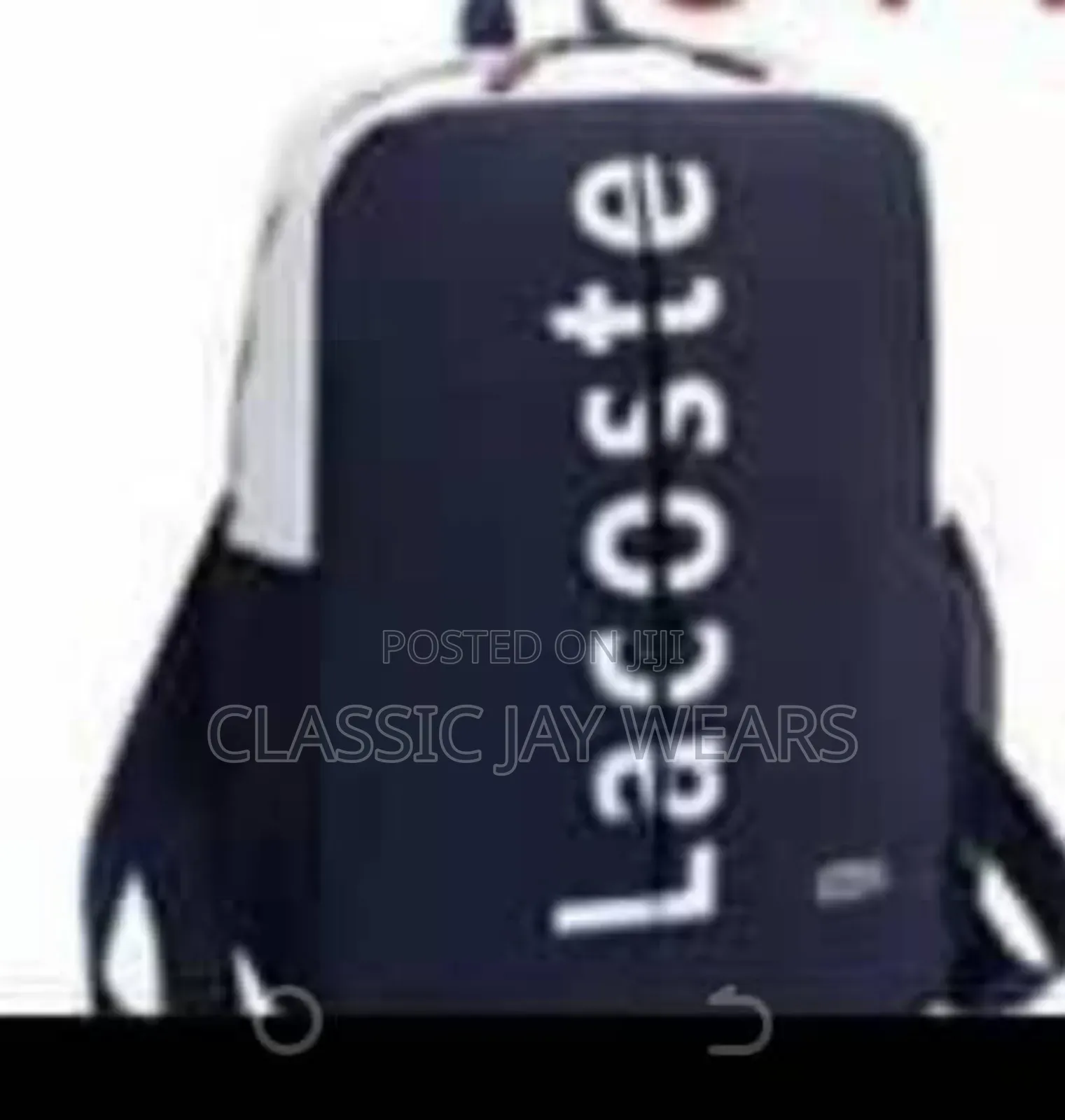 Original Lacoste Backpack In Two Colors
