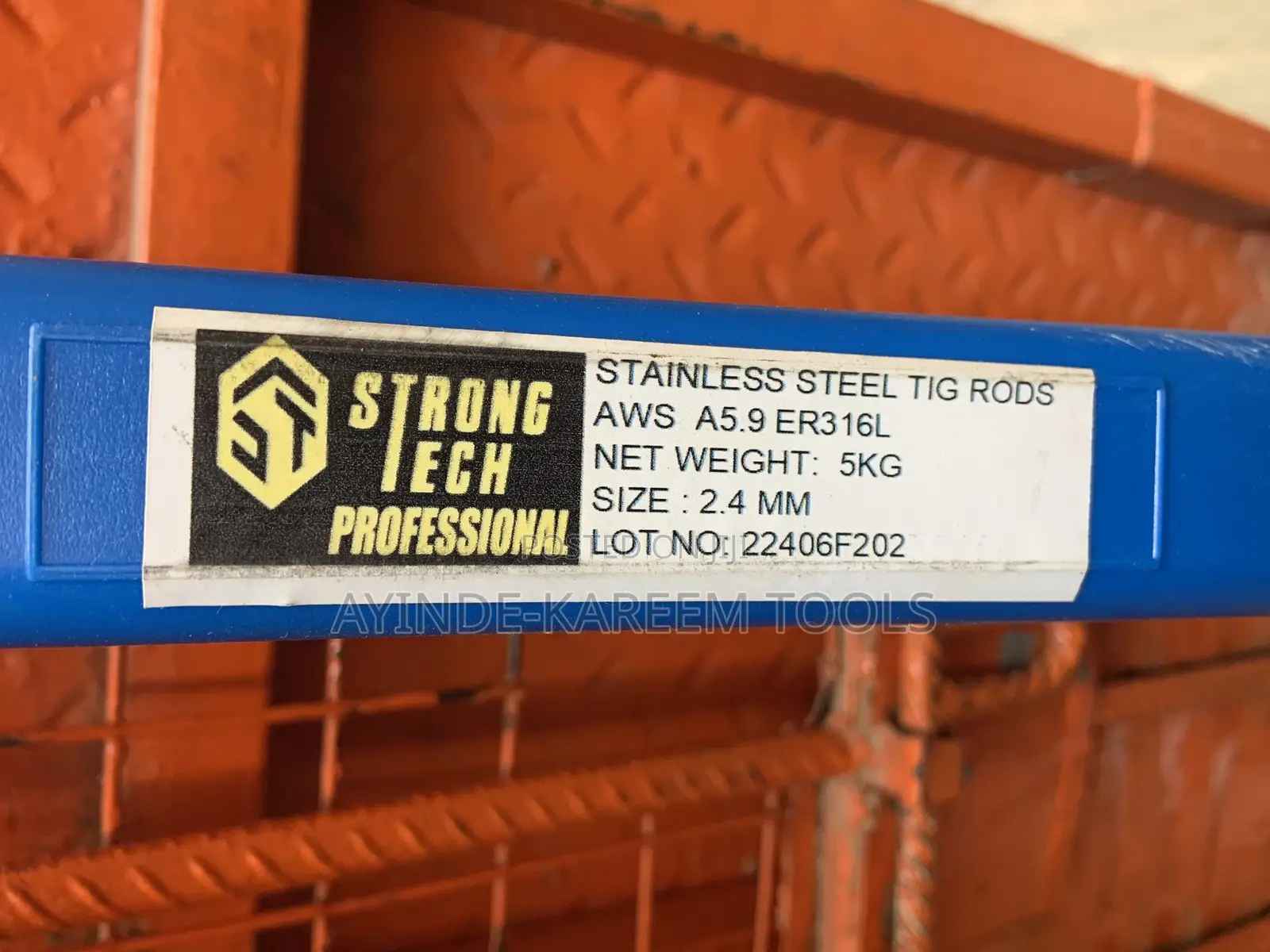 Stainless Steel Tig Rods (AWS A.59 ER316L)(2.4mm)