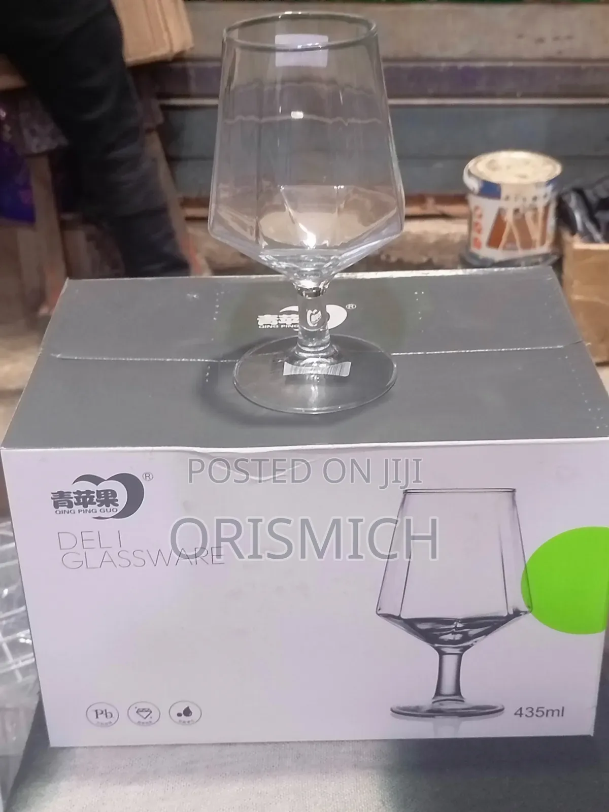 6pcs Diamond Wine Glass Cup