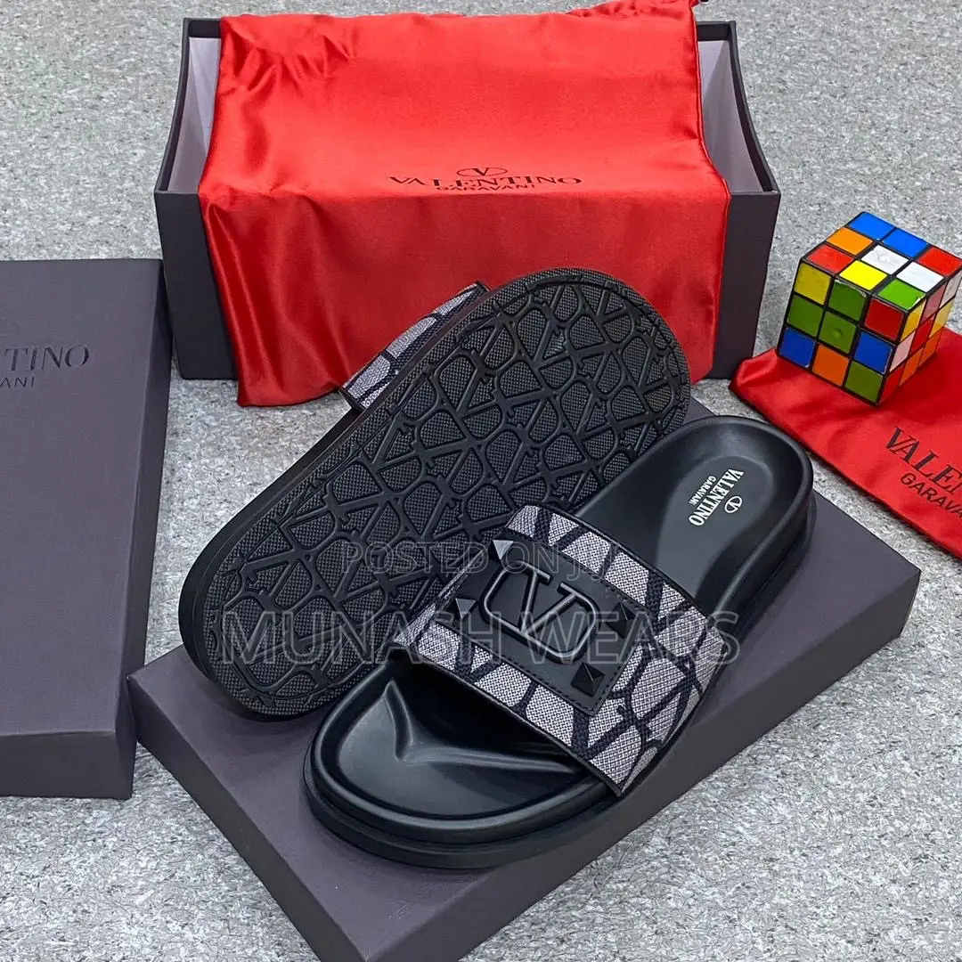 Valentino Leather Slipers 40-46