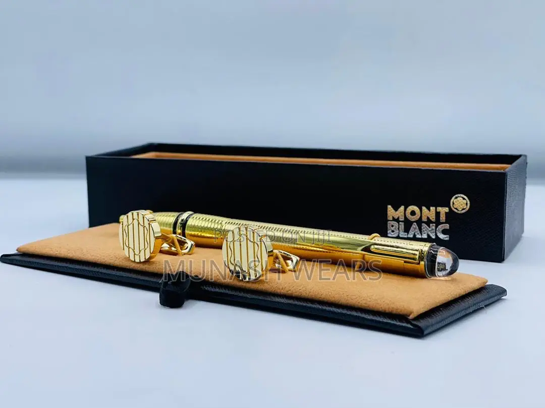 Luxury Montblanc Pen and Cuflins