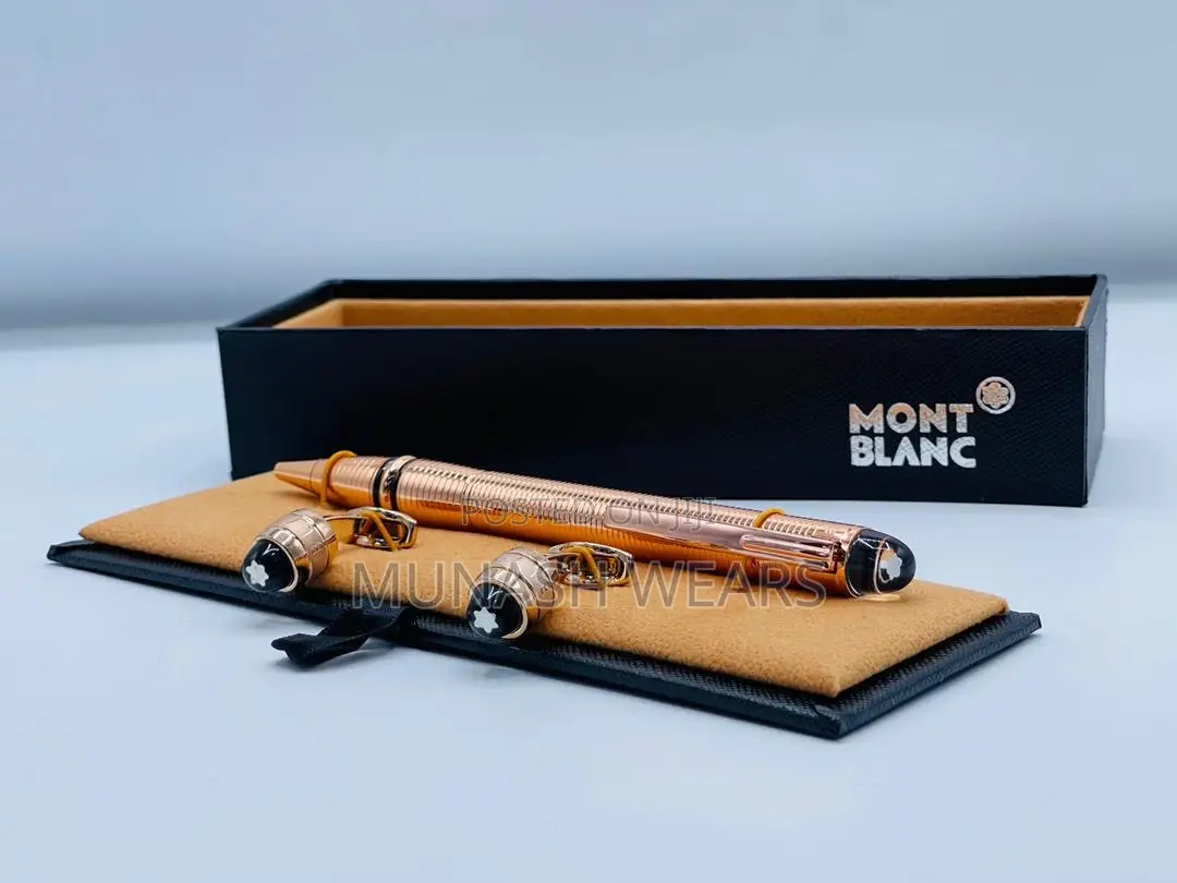 Luxury Montblanc Pen and Cuflins