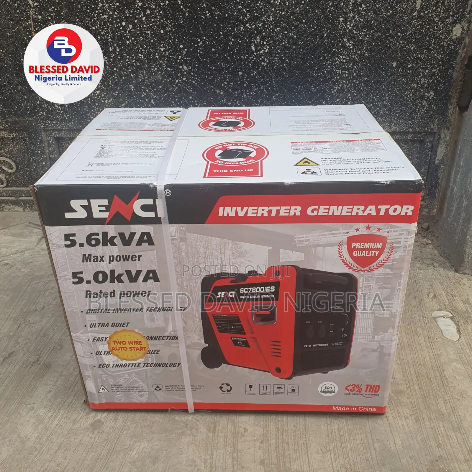 Senci Sc7800ies 5kva / 5.6kva Inverter Petrol Generator
