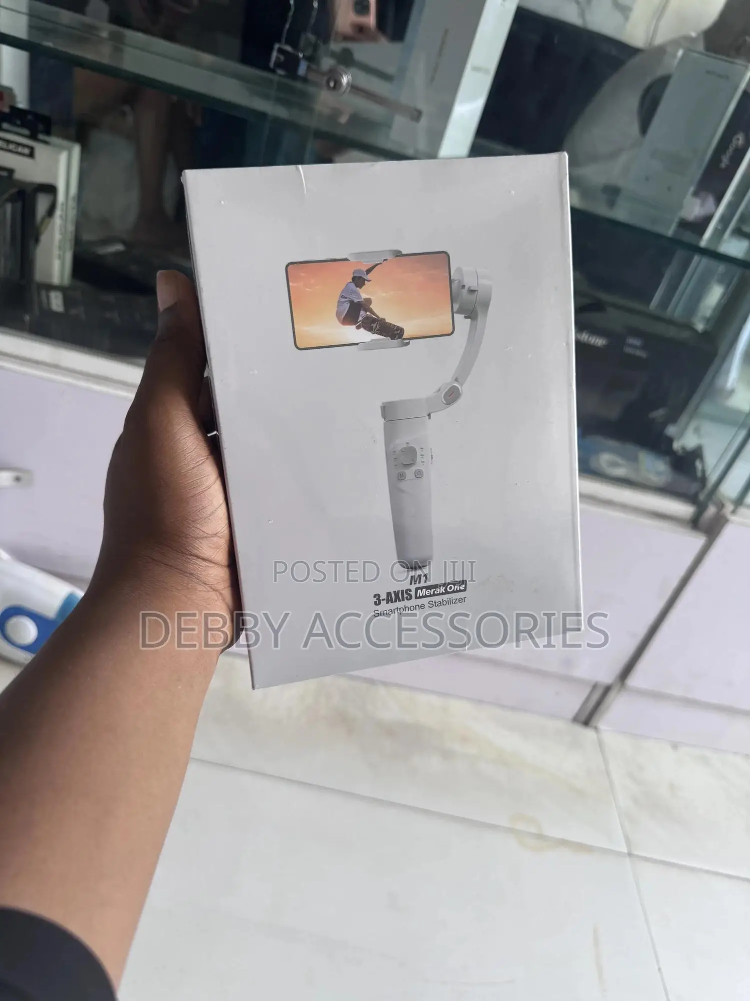 Merak M1 3-Axis Gimbal Stabilizer With Face Tracking