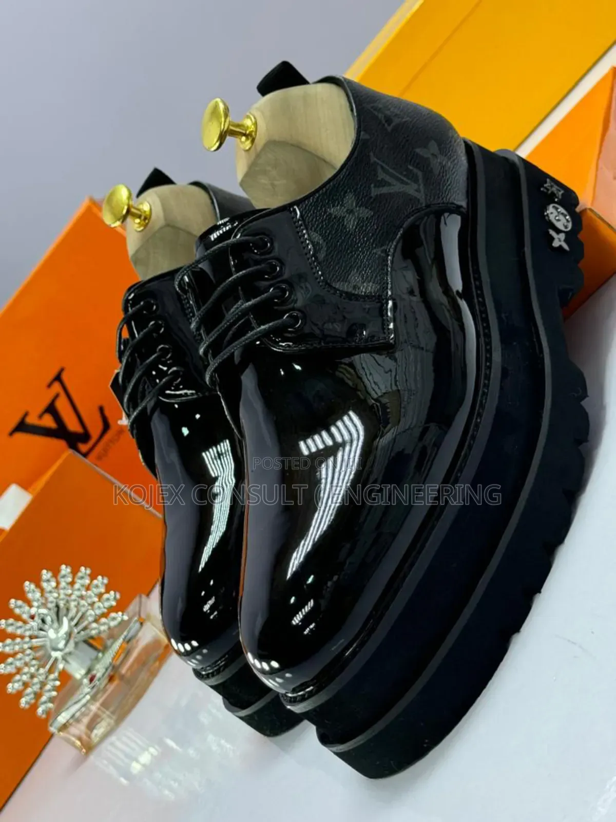 Original Louis Vuitton Men Luxury Designers Shoe
