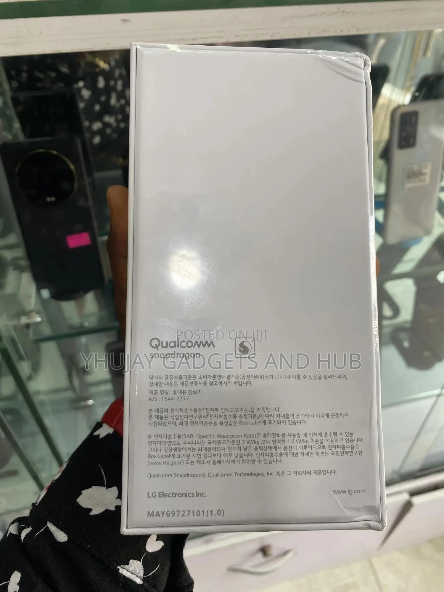 New LG Wing 5G 256 GB Black
