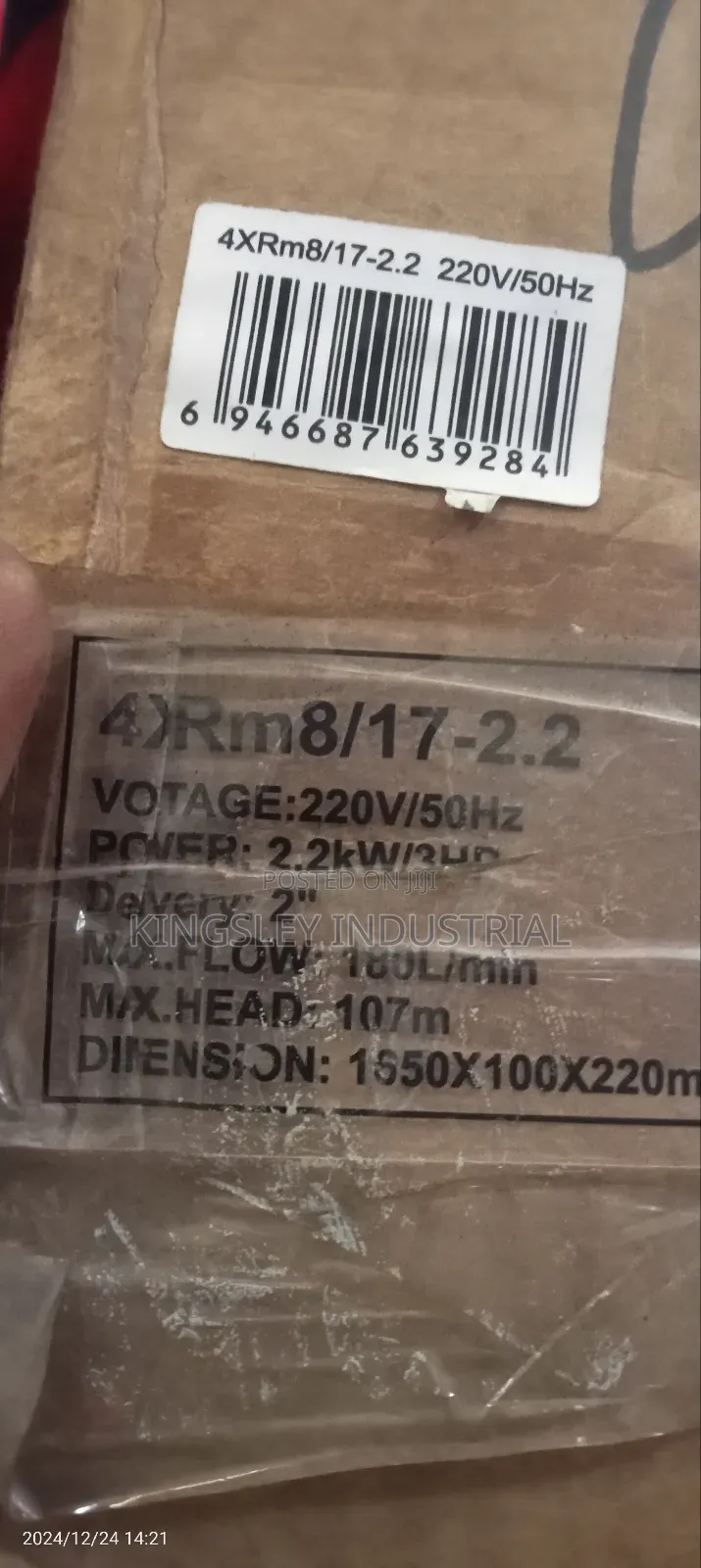 LEO Indian Submersible Pump 3hp-2.2kw Single Phase 220v