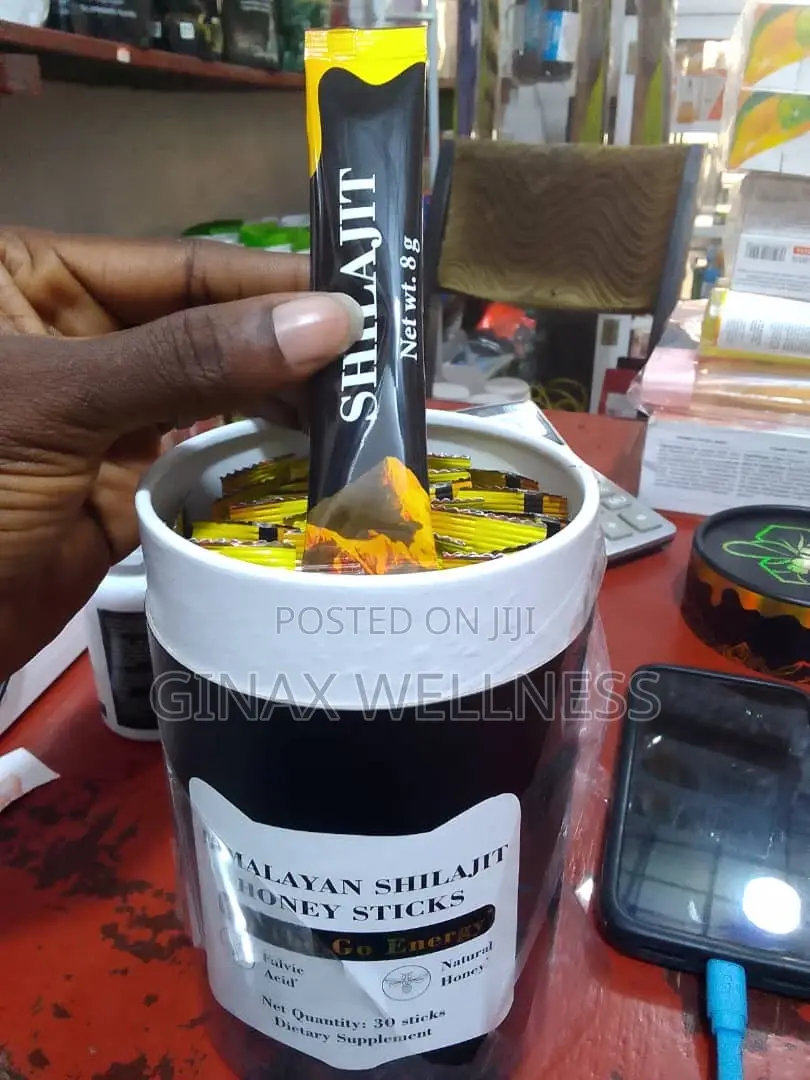 Pure Himalayan Shilajit Honey Sticks for Energy and Performance