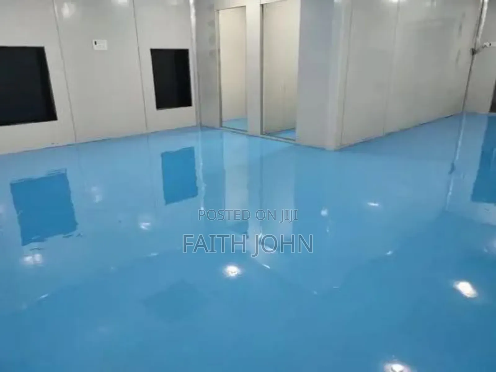 Yellow Mix Epoxy Flooring