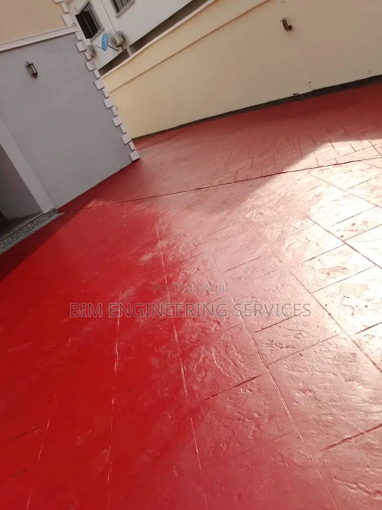 Acrylic Sealant Paint Red Pigment Roller