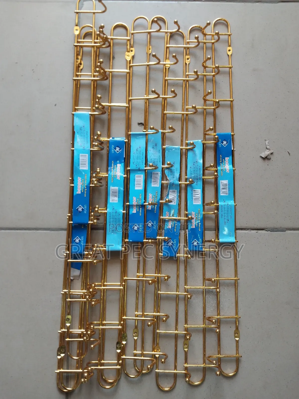 Kitchen Hanger and Hook (Gold Color)