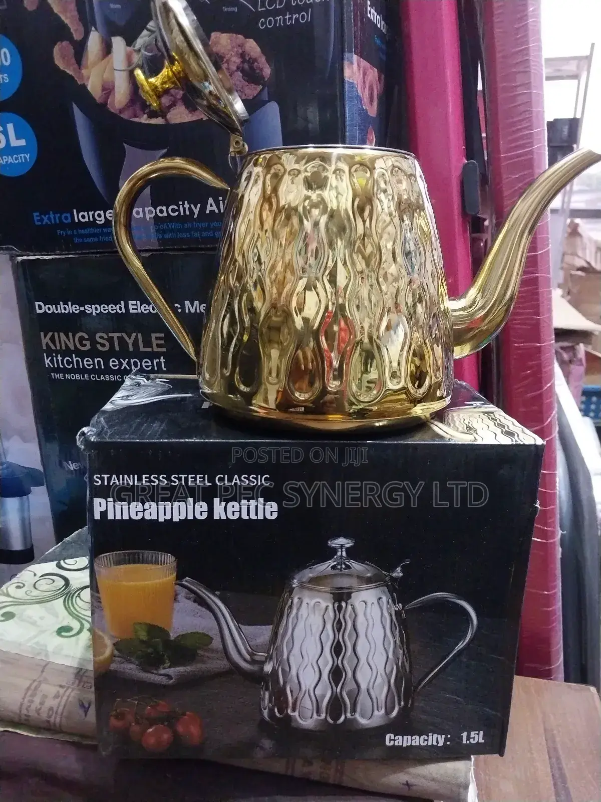 Pineapple Stainless Kettle Teapot With Filter