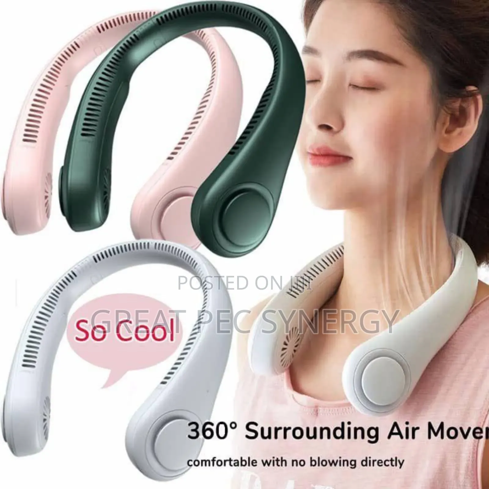 Portable Neck Fan - Rechargeable