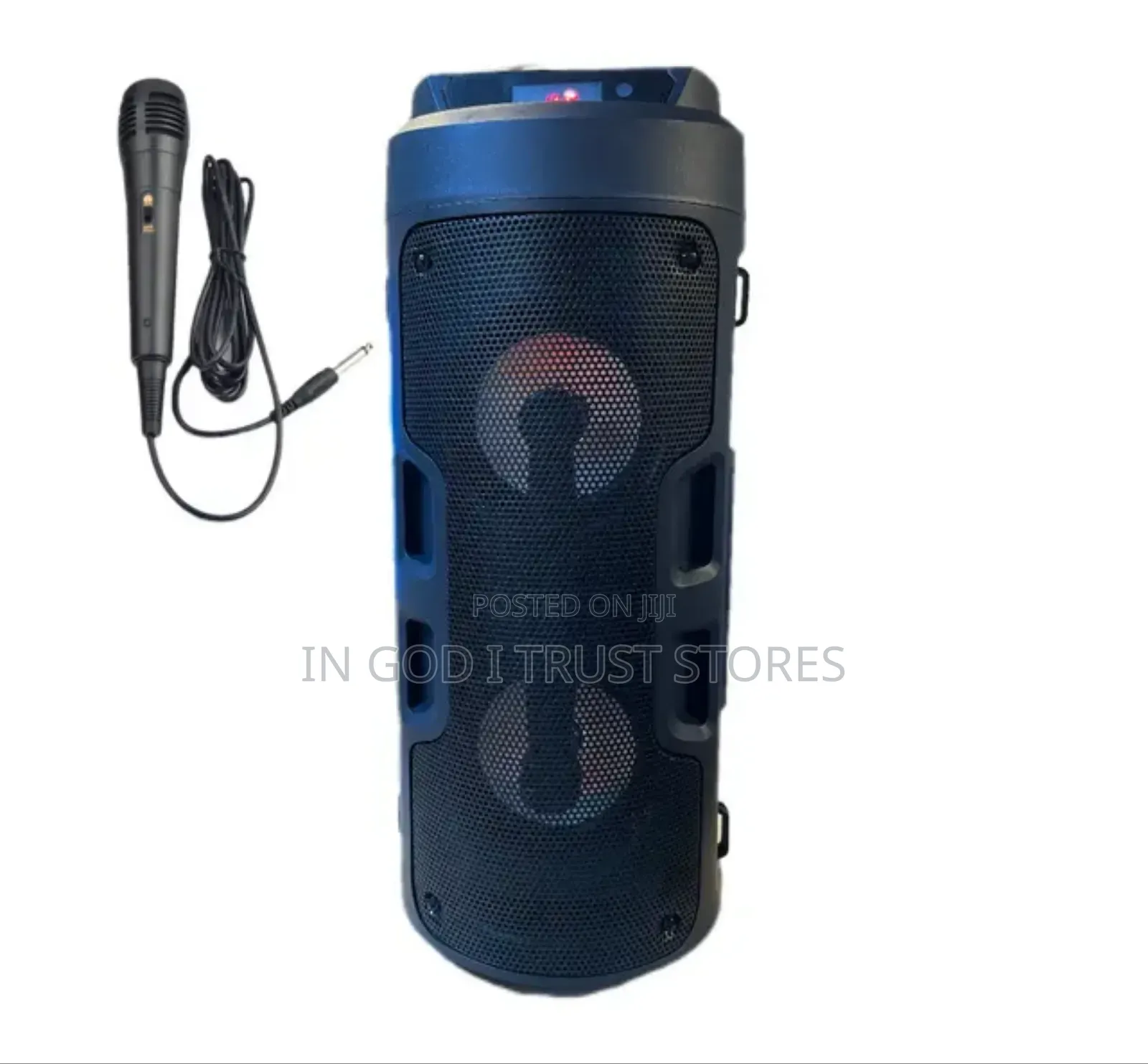 Portable BT FM Radio Outdoor Speaker RGB LED Lighting Remote