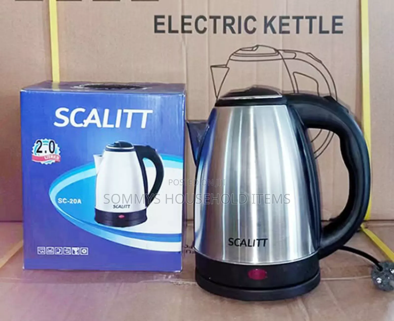 2L Stainless Steel Electric Kettle / Jug