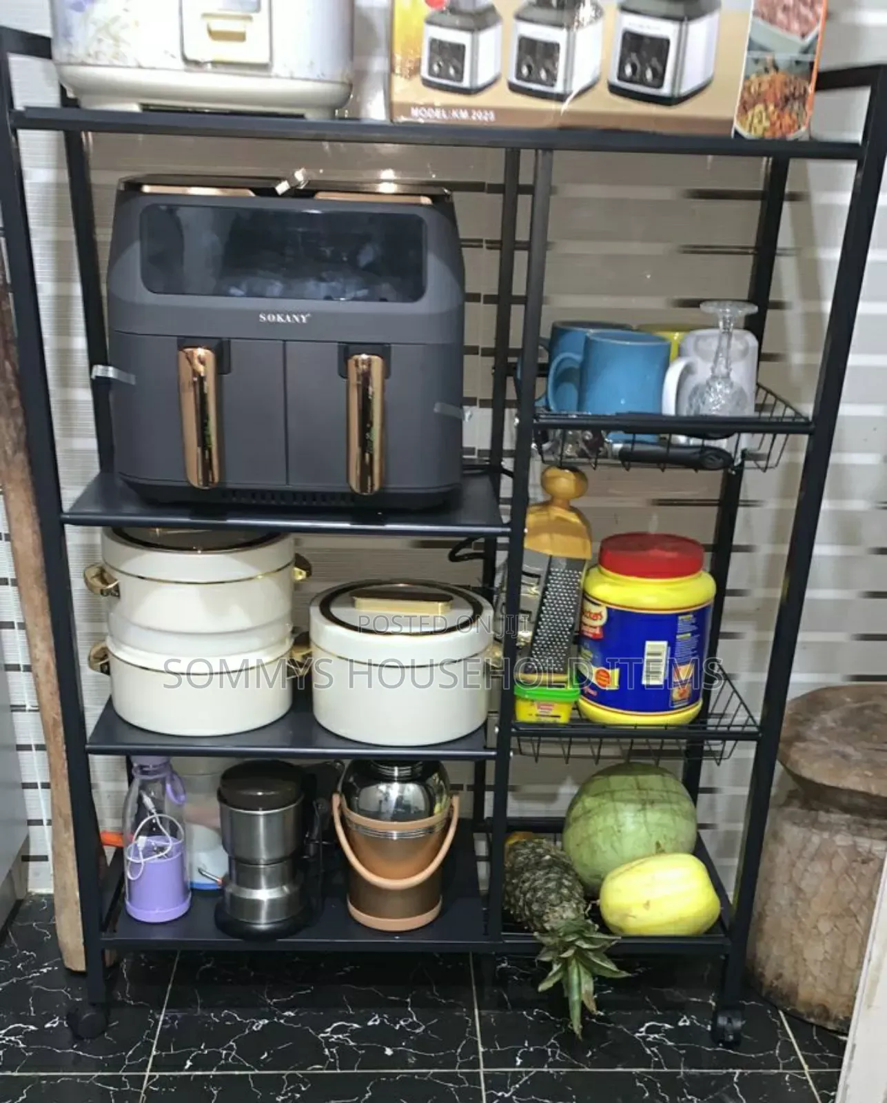 4 Tier Kitchen and Living Room Rack