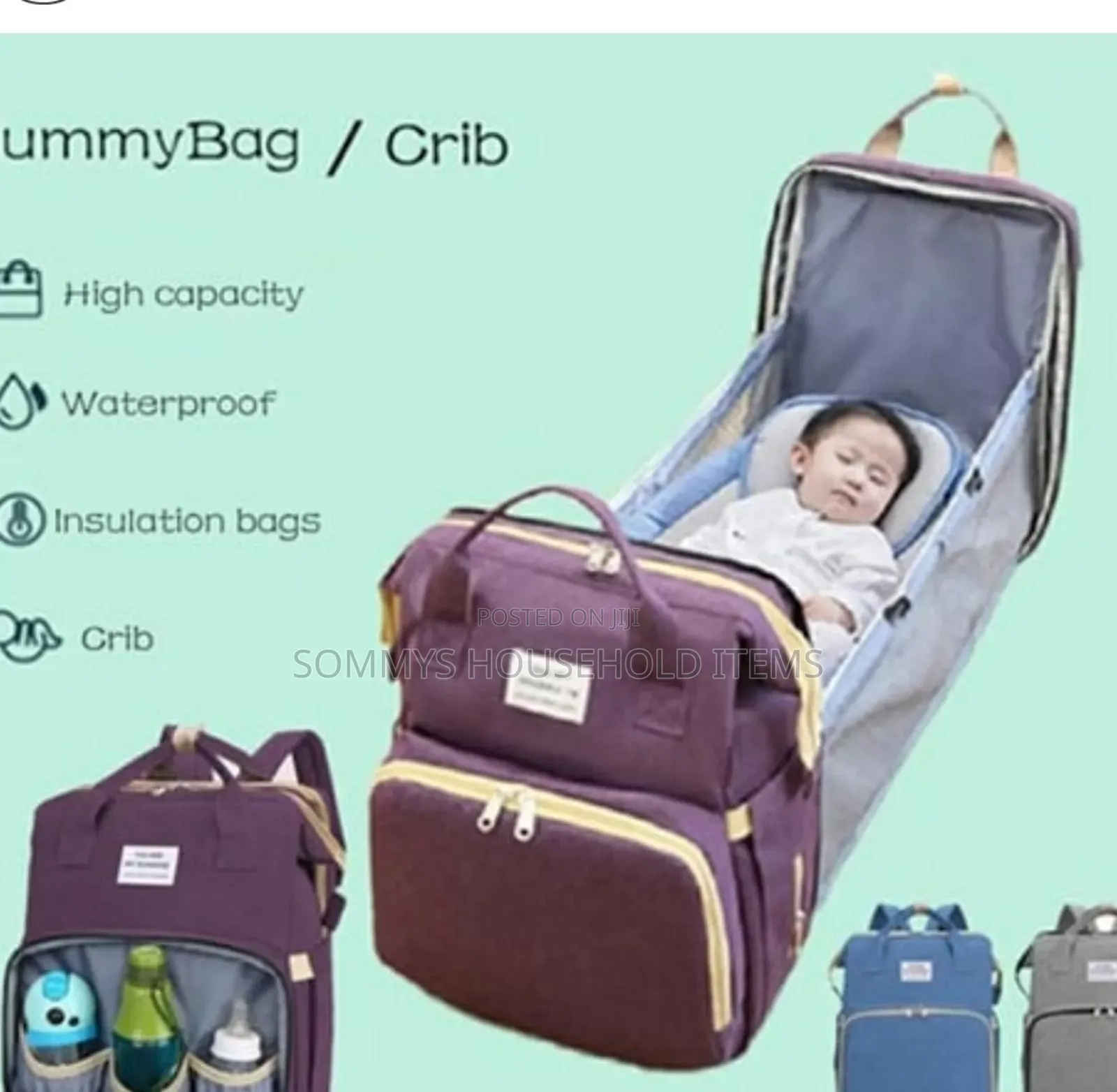 Baby Bag With Bed