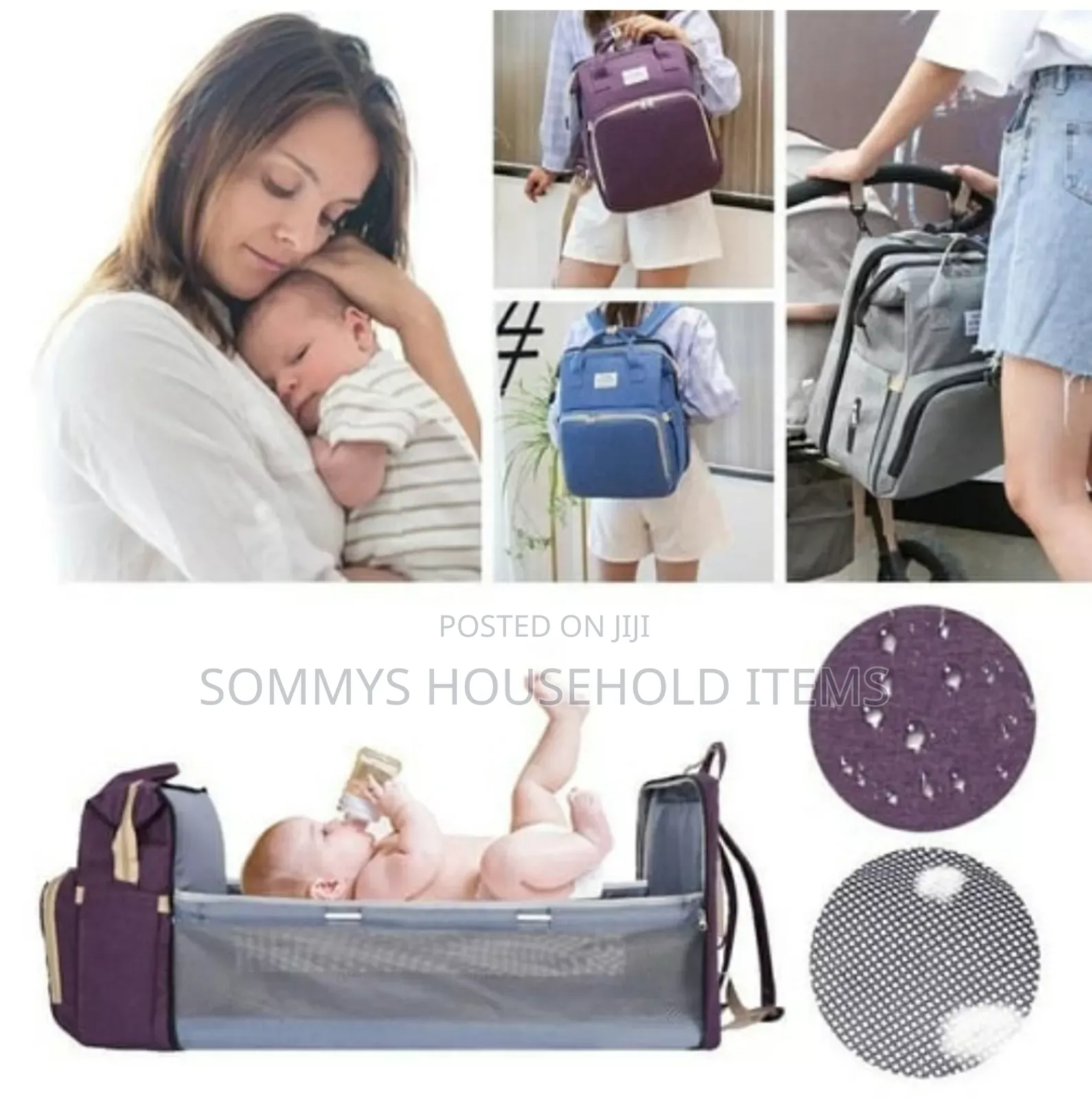 Baby Bag With Bed