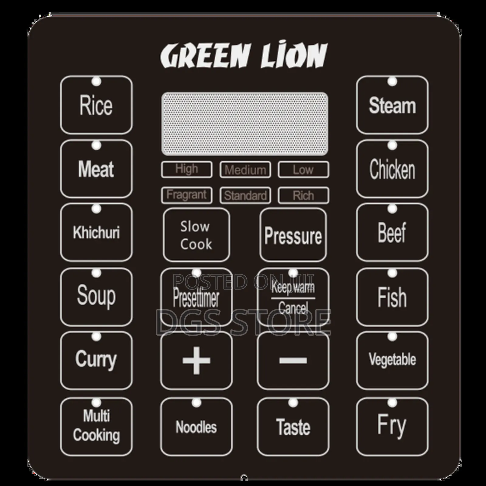 Green Lion 8L Electric Pressure Cooker