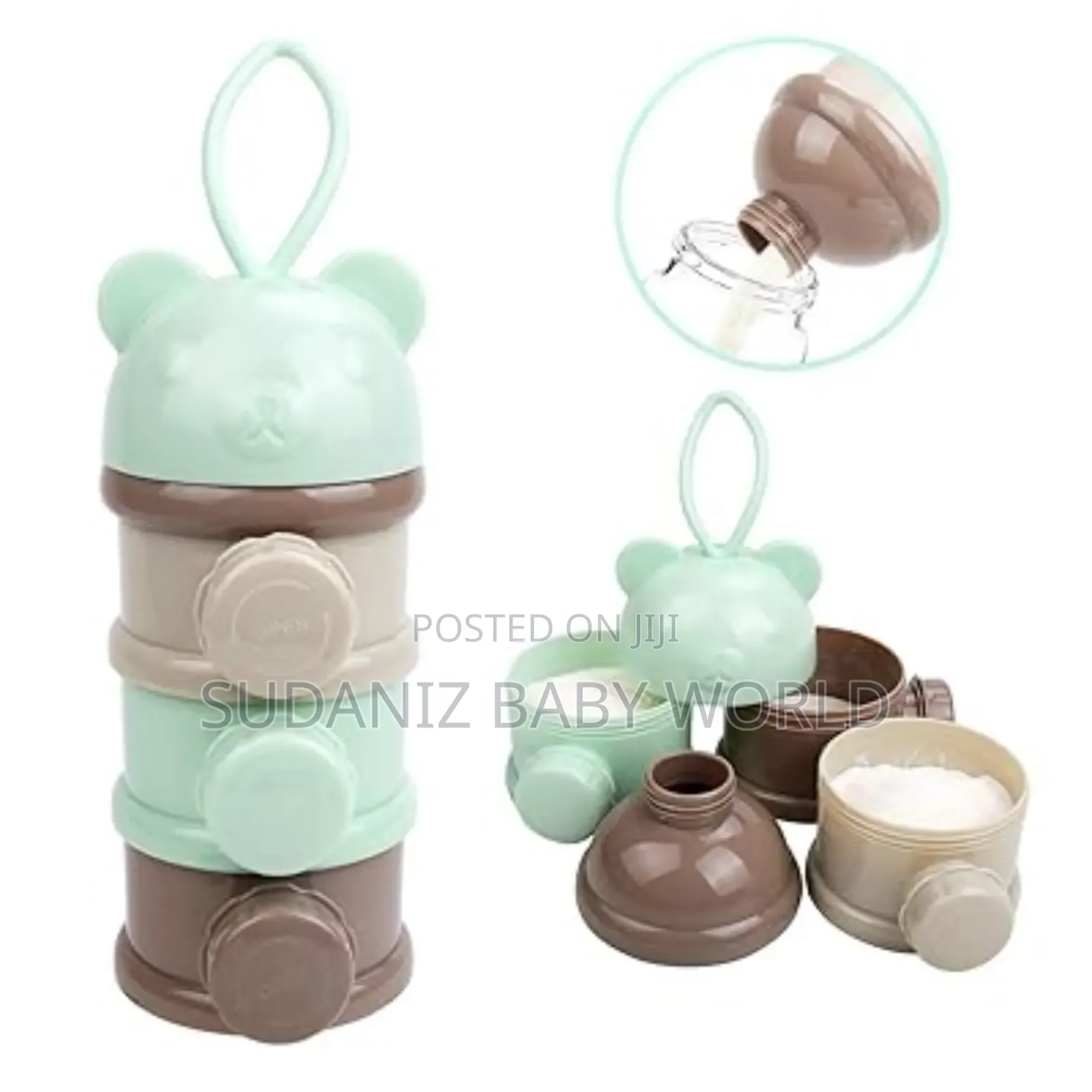 4 Layer Container Milk Divider Baby Formula Dispenser
