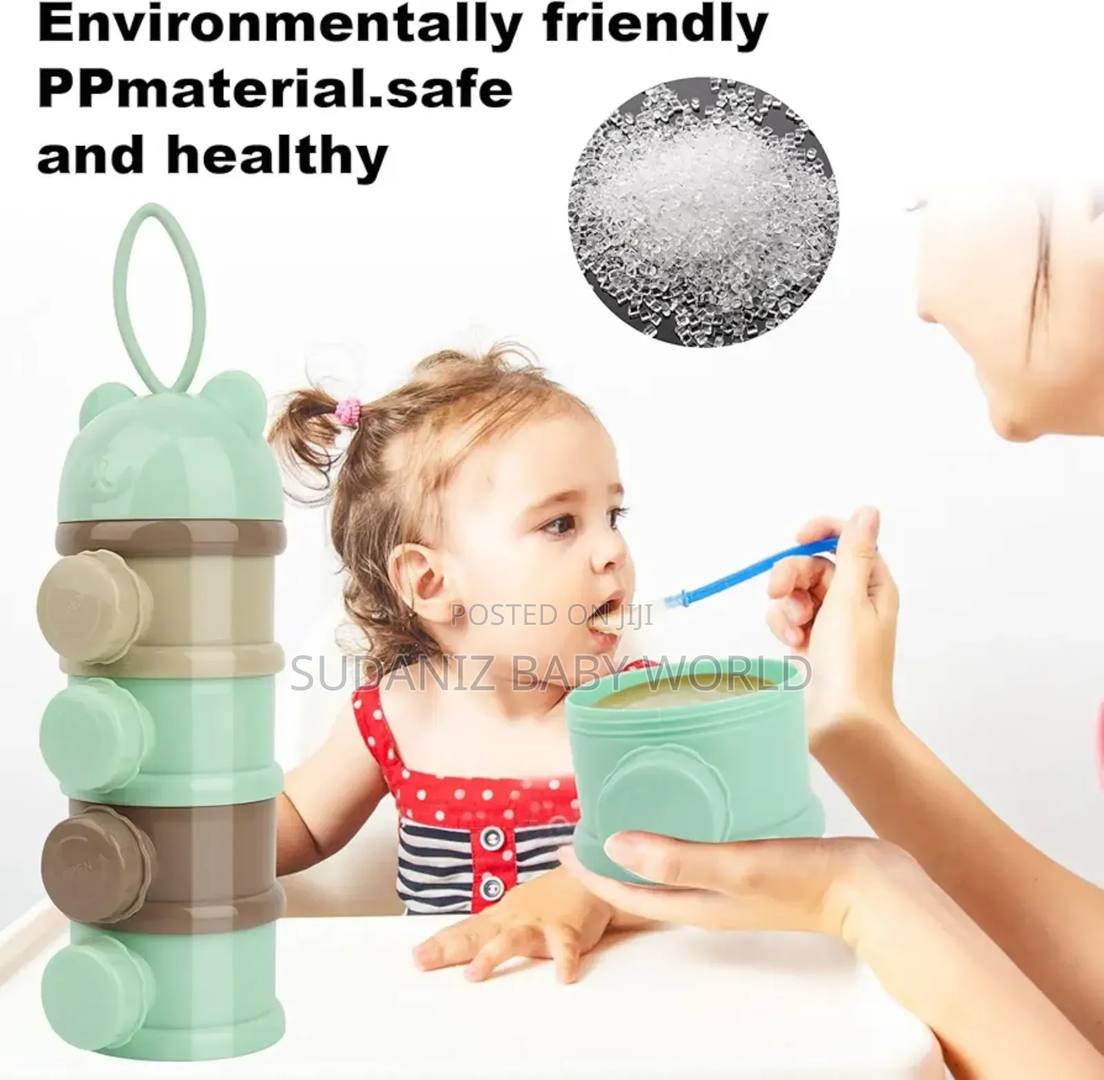 4 Layer Container Milk Divider Baby Formula Dispenser
