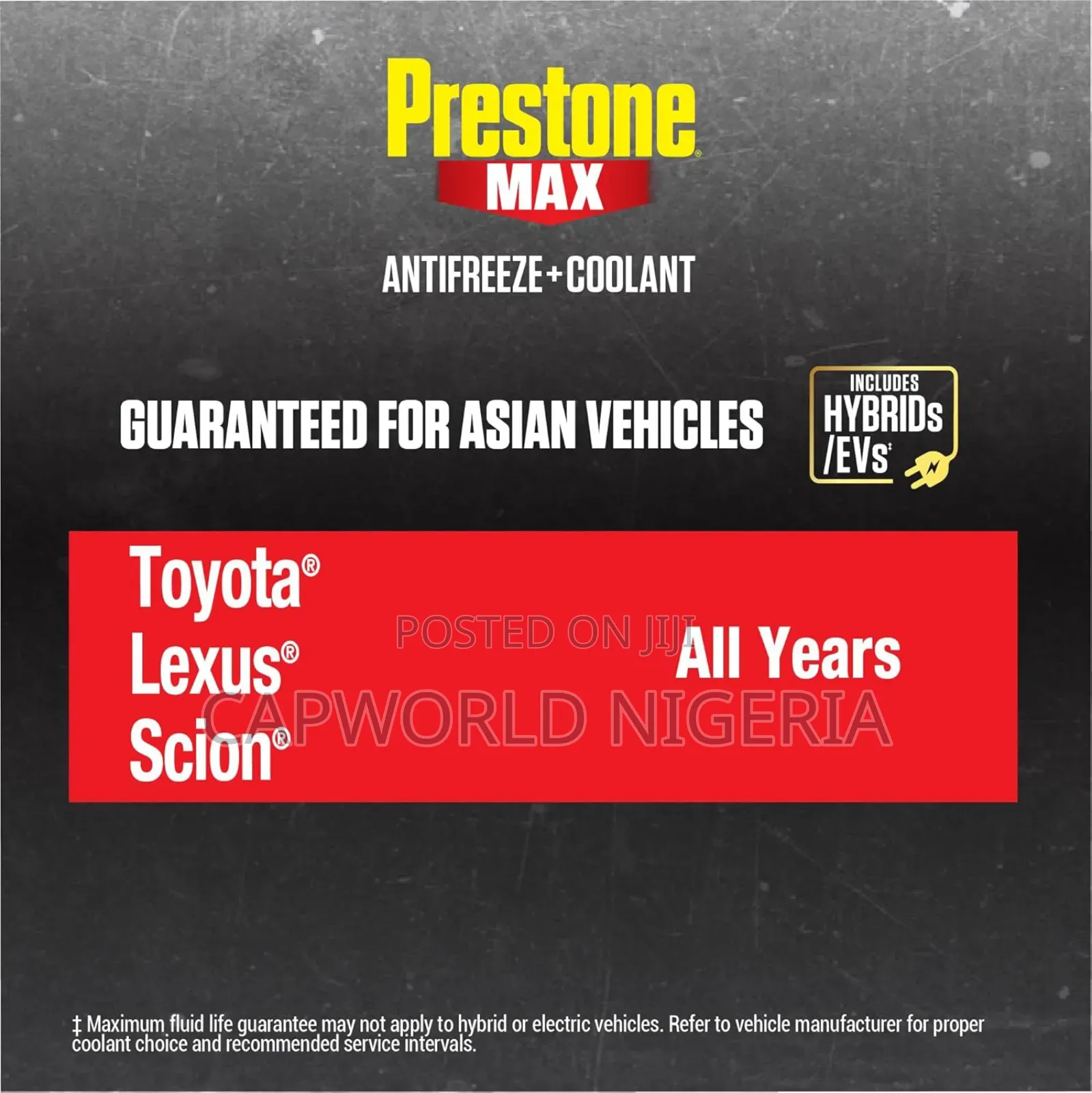 Prestone Max Asian Red 50/50 Antifreeze Automotive Coolant
