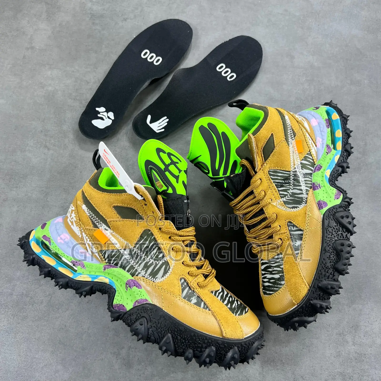 New Nike Air Terra Forma X Off-White “Wheat” Snks”