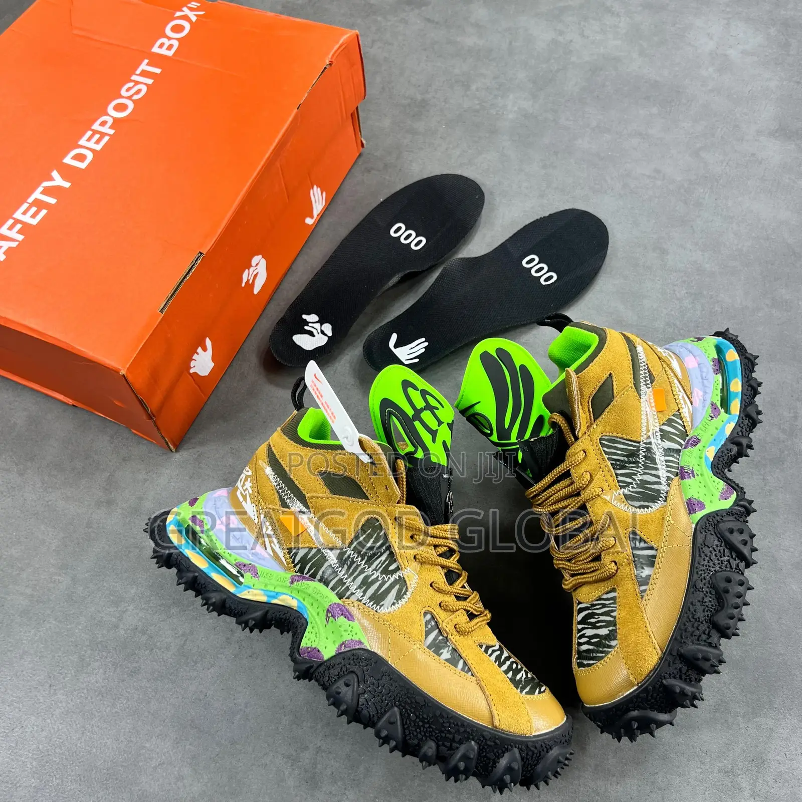 New Nike Air Terra Forma X Off-White “Wheat” Snks”