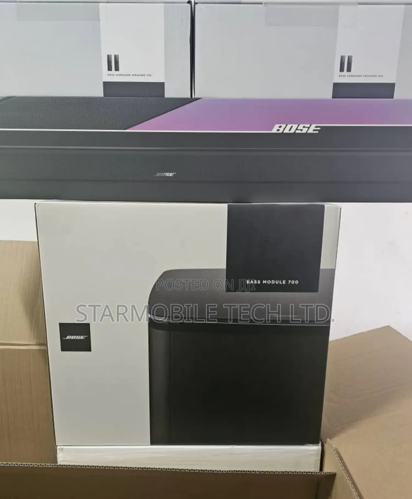 Bose Smart Ultra Soundbar + Bose Bass Module 700+ Stand