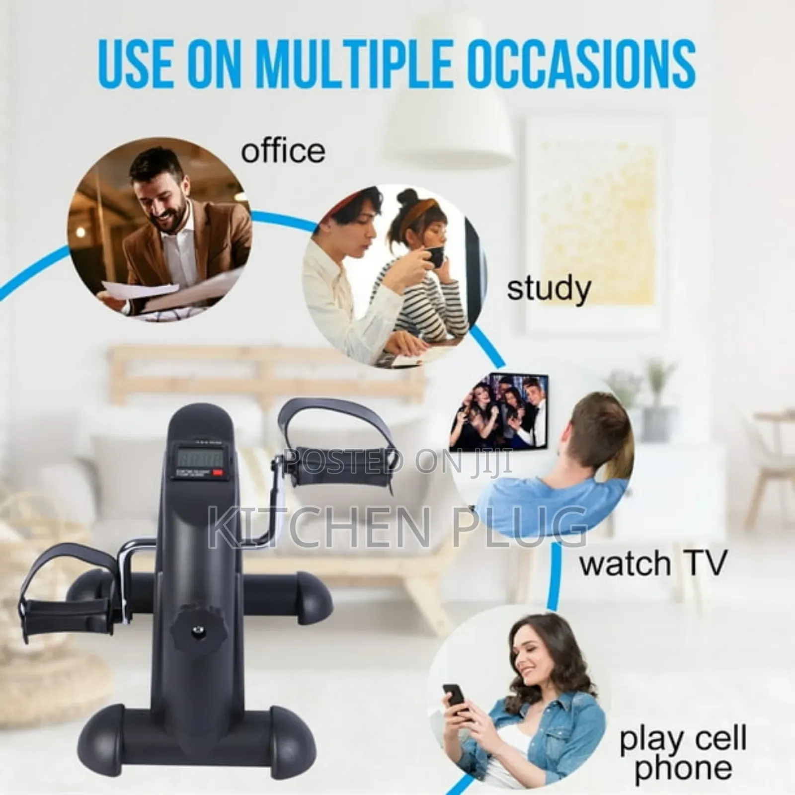 Mini Exercise Bike Pedal Exerciser Arm and Leg