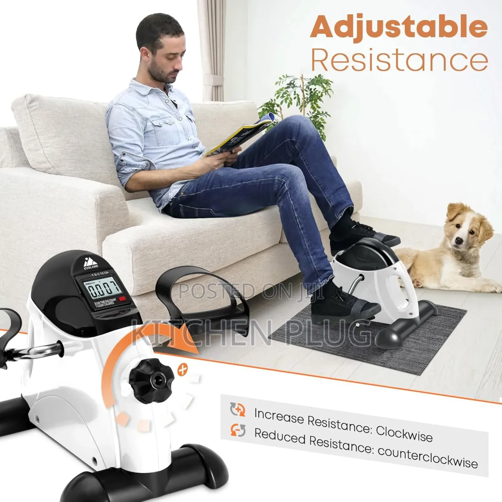 Mini Exercise Bike Pedal Exerciser Arm and Leg