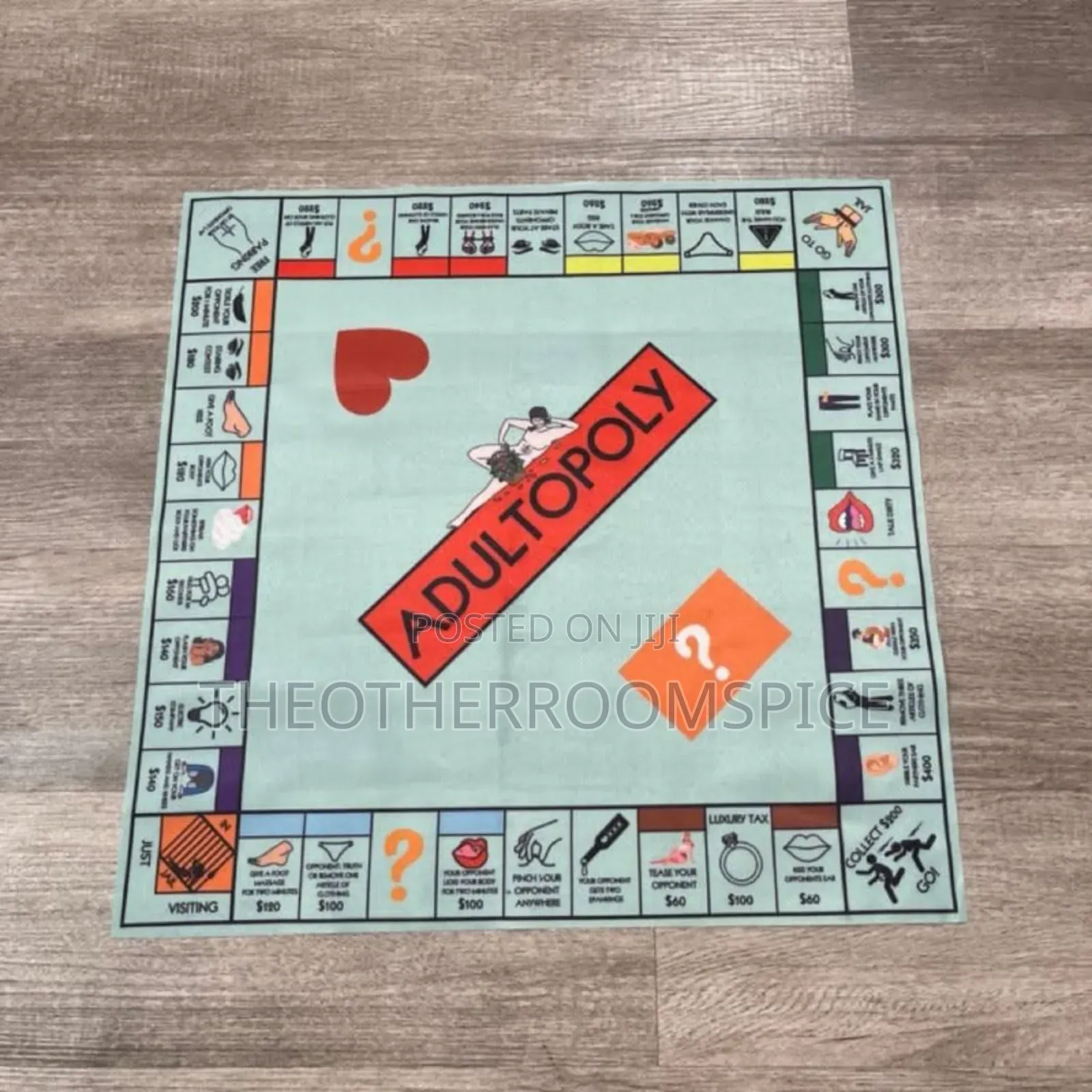 Couple Adultopoly Board Game Adult Date Night Monopoly Dares