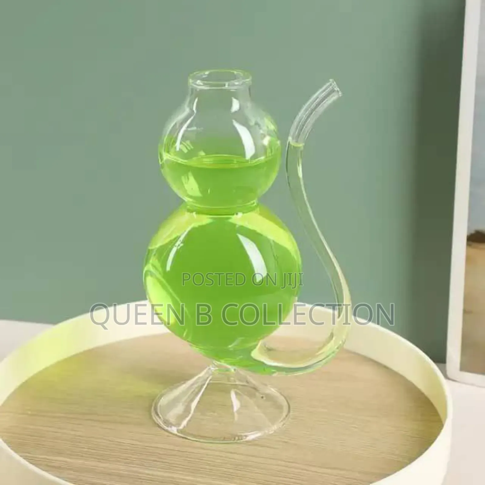 Beautiful Juice Glass Cup With Inbuilt Straw
