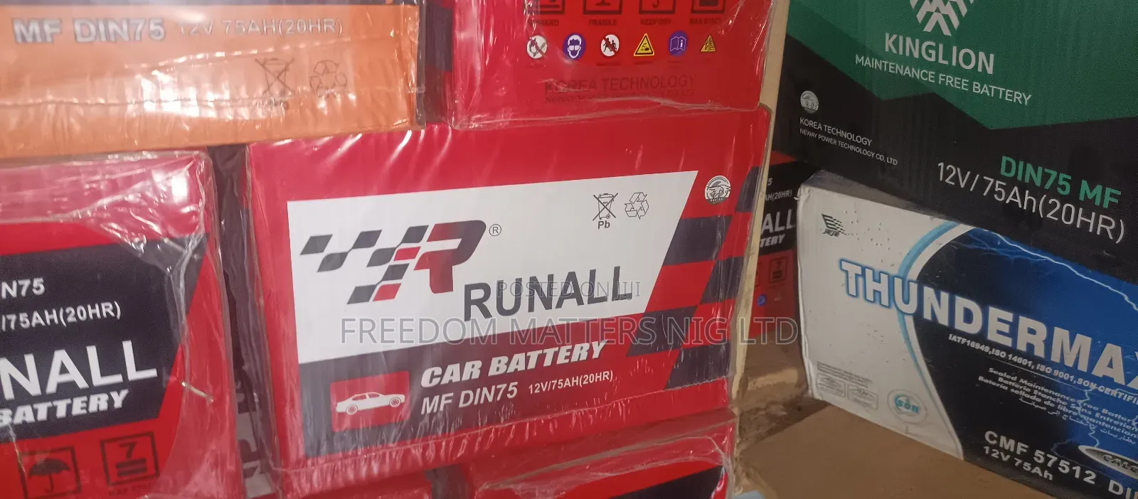 Original Car Battery 75ahm CMF