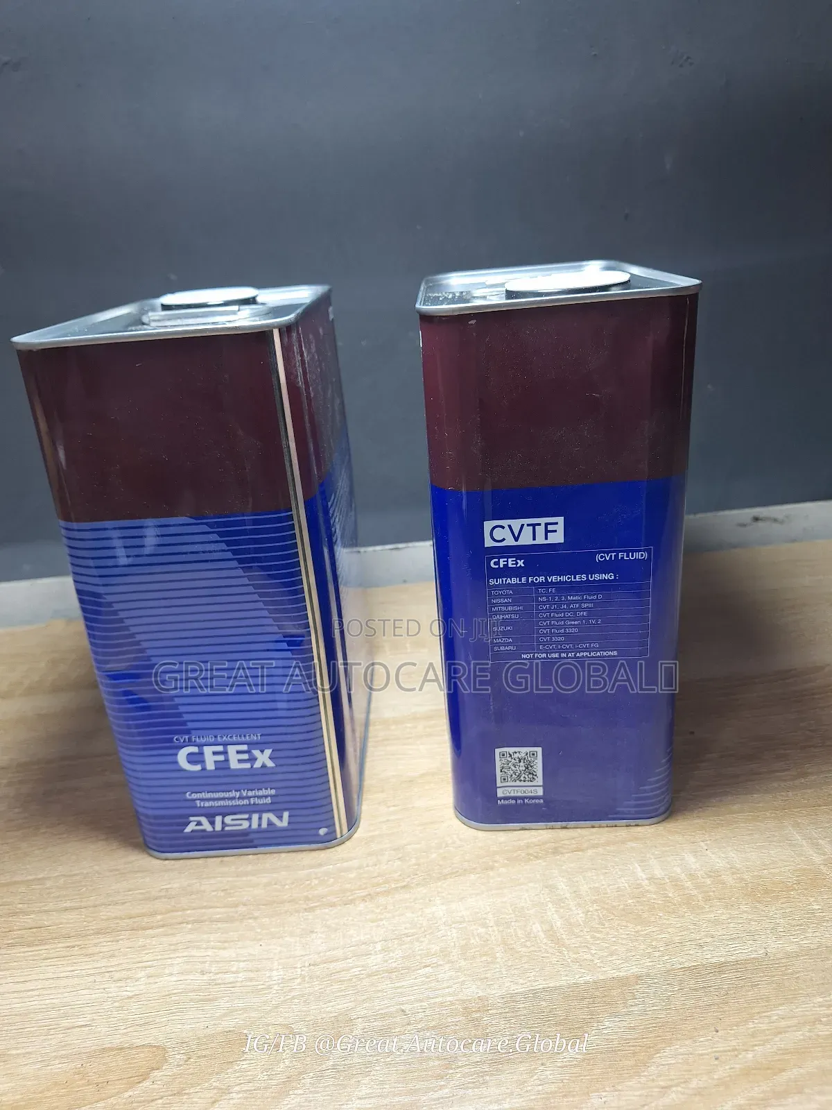 Original Aisin Cfex CVT Fluid for Toyota and Others Vehicles