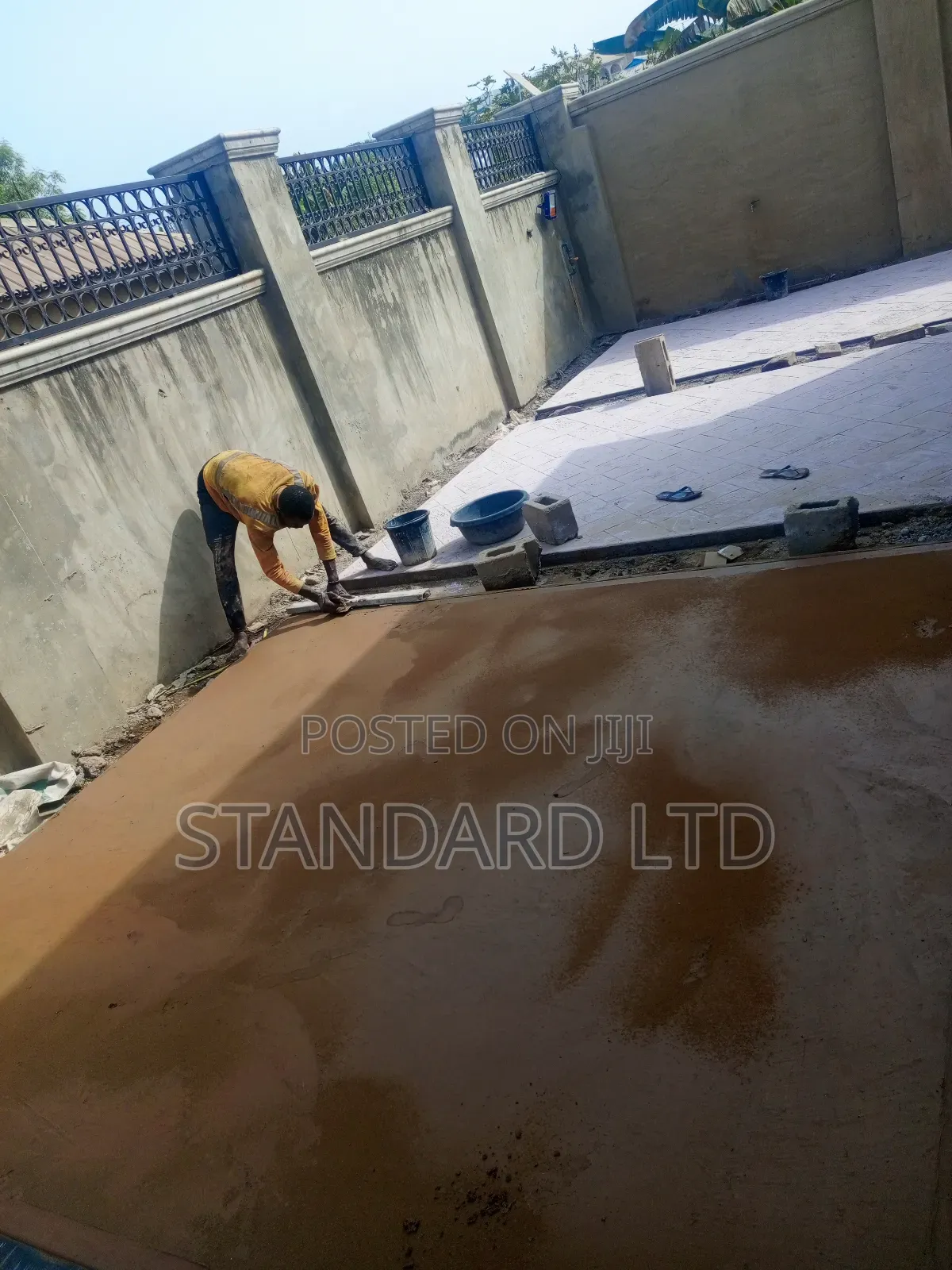 German Floor Stamp Concrete 