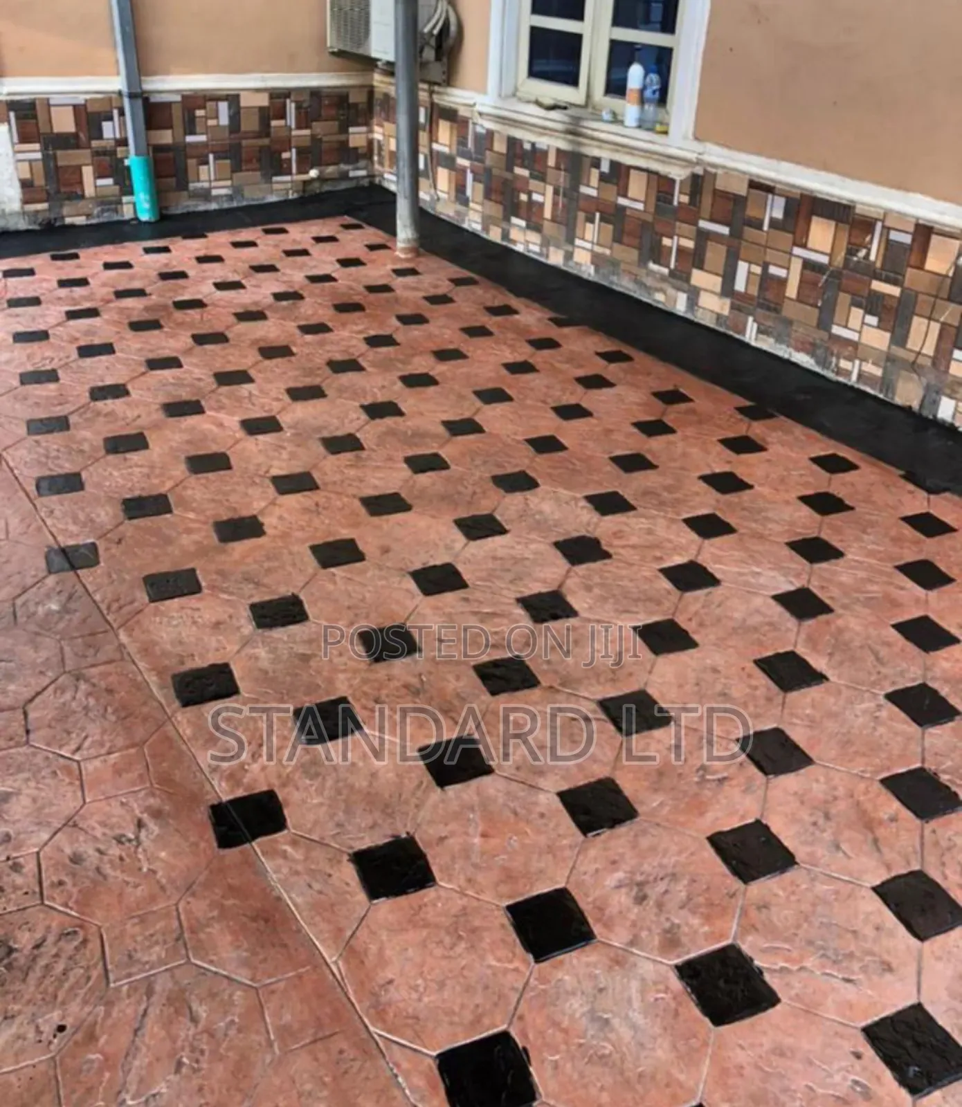German Floor Stamp Concrete 