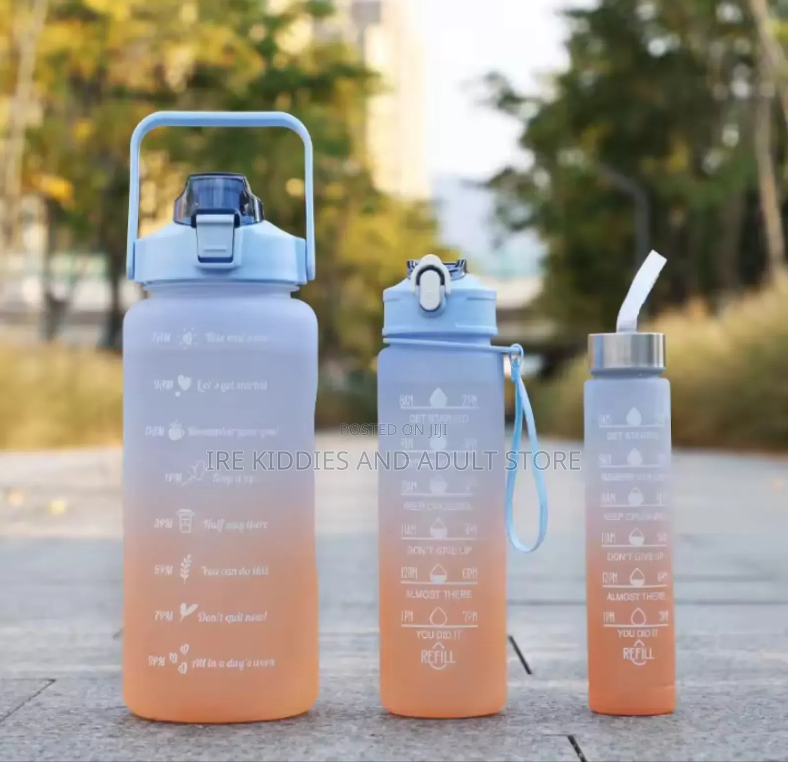 3in1 Colourful Water Bottle (500ml-2000ml)