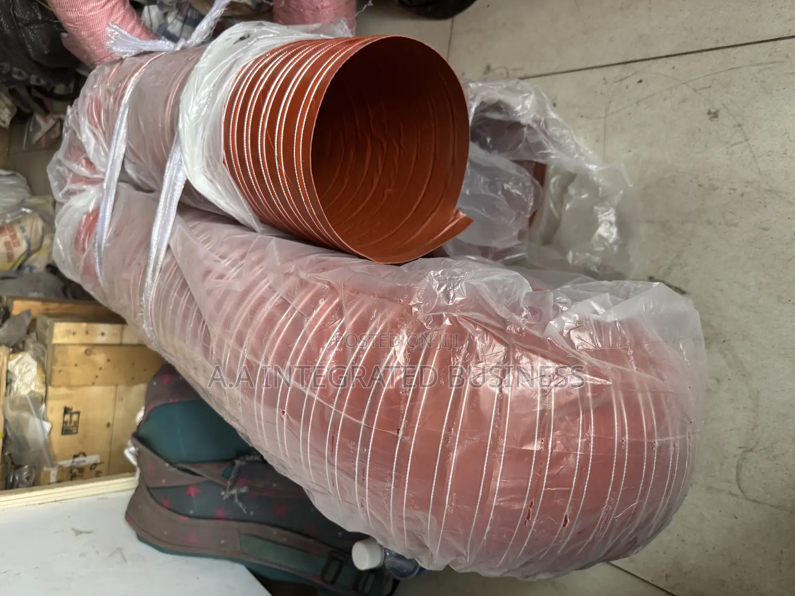 8” by 4 Meters Heat Resistance Red Wire Hose