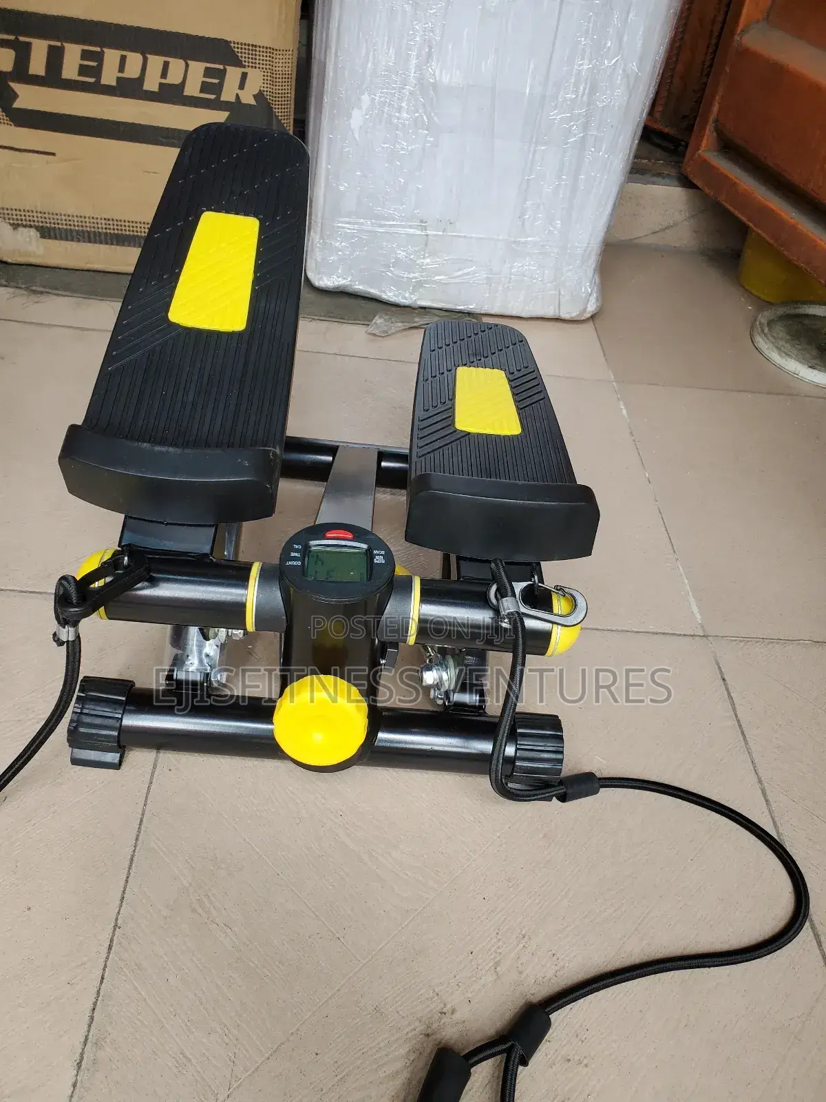 Stepper With Ropes