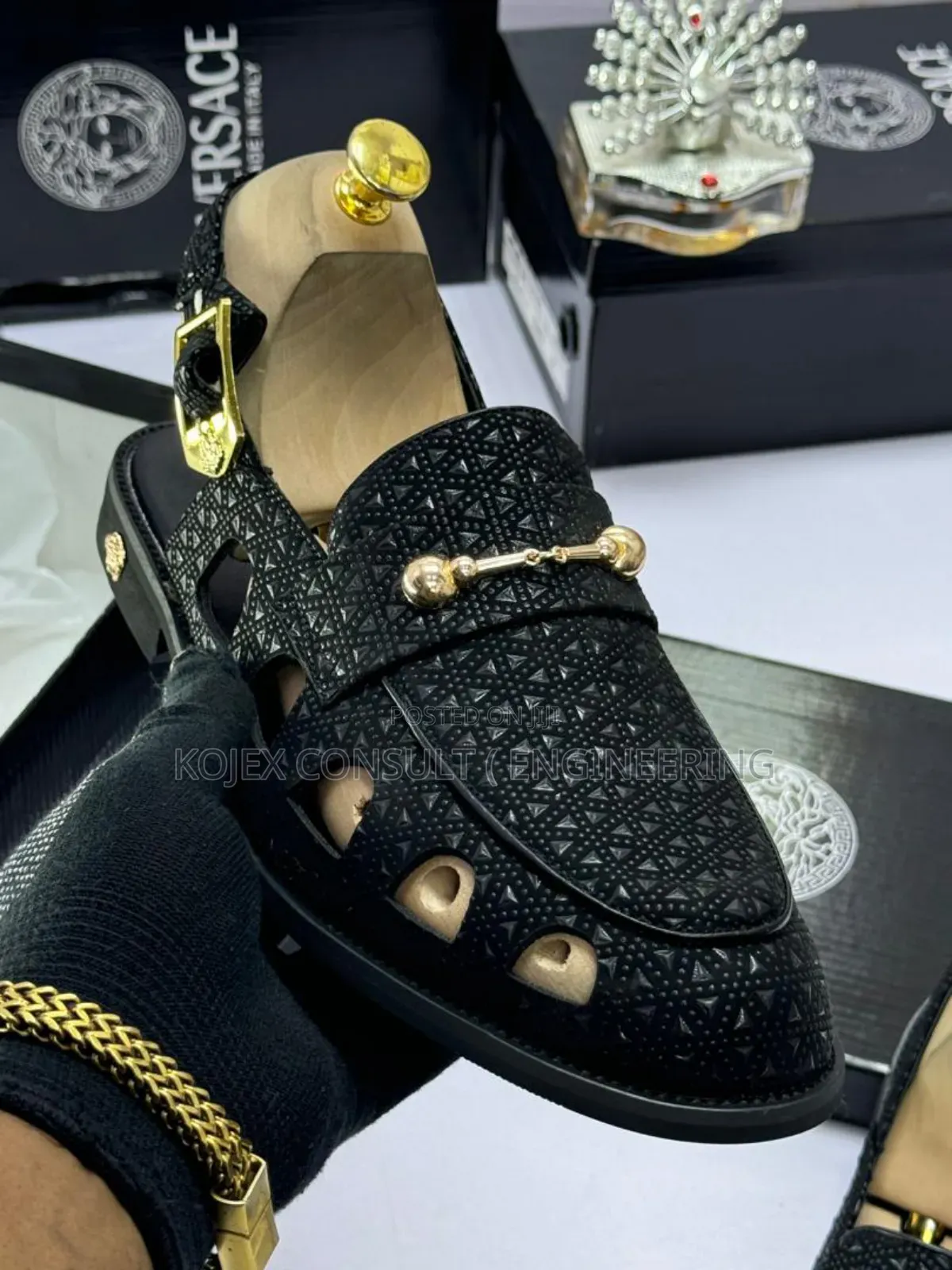 Versace Men Sandals Cover Shoe