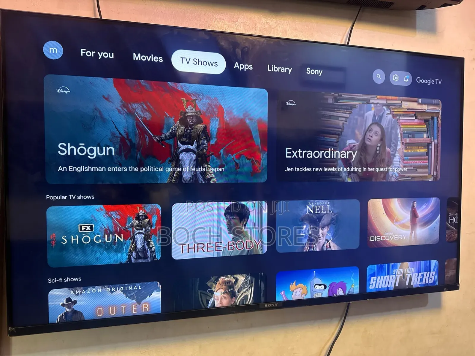 Sony Google Tv 50nches Frmaless
