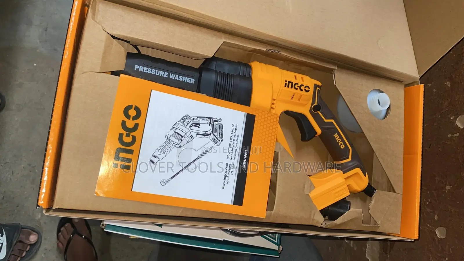 Ingco Cordless Pressure Washer 20V